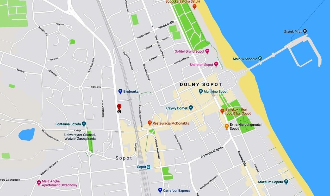 Extra Apartamenty - Apartament Przyladek Dobrej Nadziei Sopot Eksteriør bilde